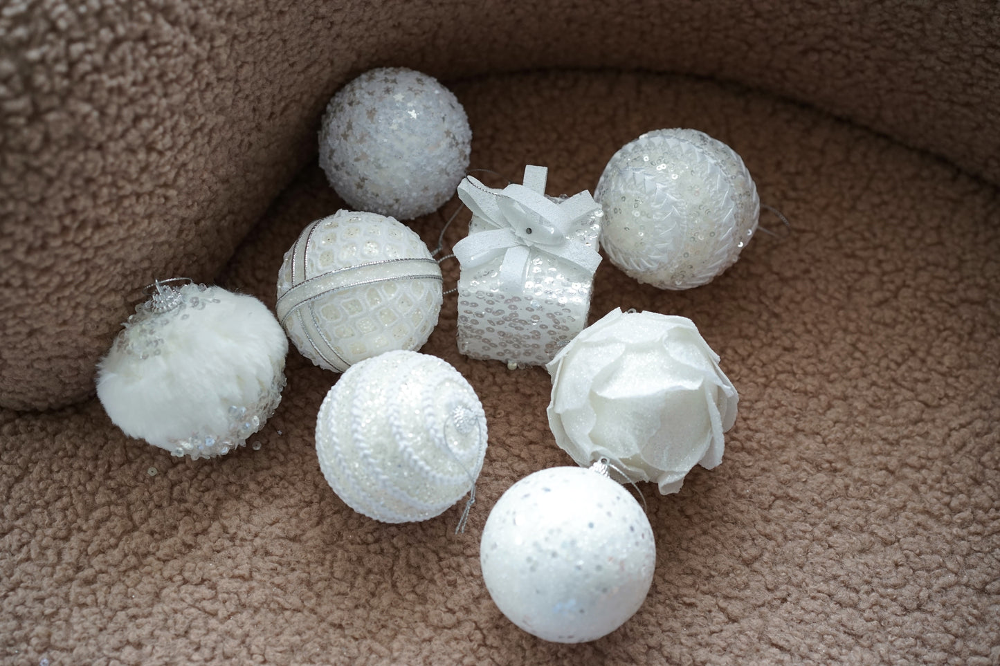 Winter Wonderland Christmas Bauble Set (Set of 8)