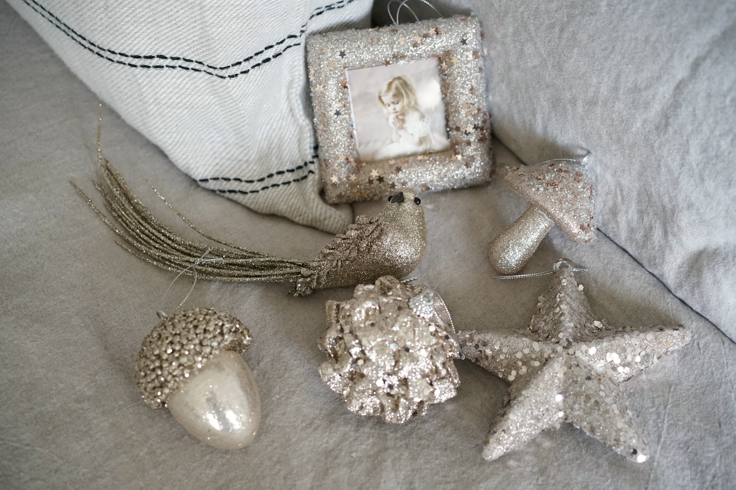Glistening Elegance Ornament Set (Set of 6)