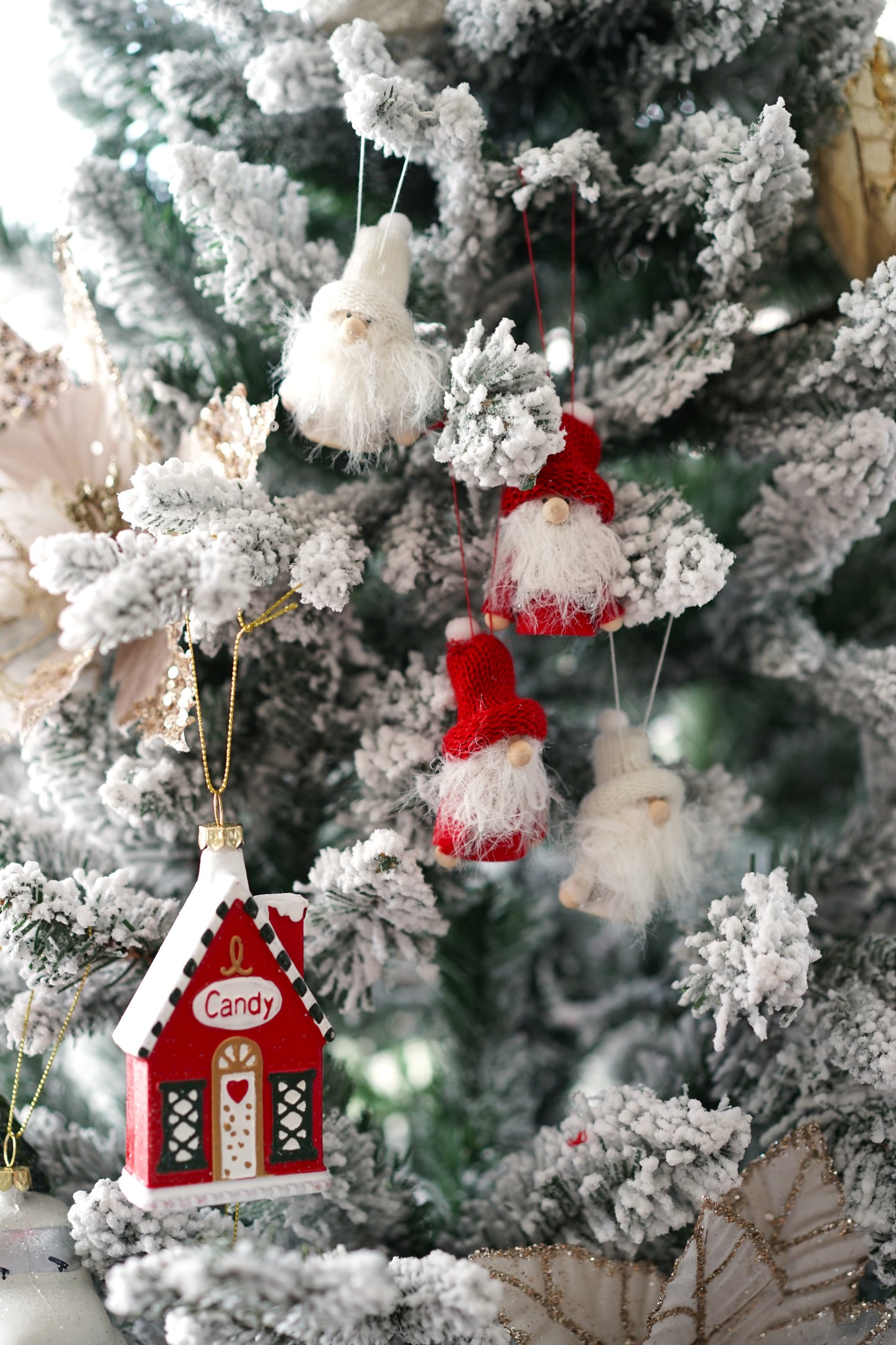 Charming Santa Ornament Set (Set of 4)