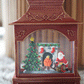 'Santa Claus by the Fireplace' Musical & Lighting Lantern