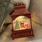 'Santa Claus by the Fireplace' Musical & Lighting Lantern