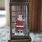 'Santa in the Phone Booth' Musical & Lighting Lantern