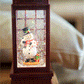 'Snowman in the Phone Booth' Musical & Lighting Lantern