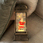 'Santa in the Phone Booth' Musical & Lighting Lantern