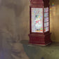 'Snowman in the Phone Booth' Musical & Lighting Lantern