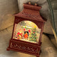 'Santa Claus by the Fireplace' Musical & Lighting Lantern