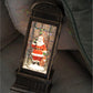 'Santa in the Phone Booth' Musical & Lighting Lantern